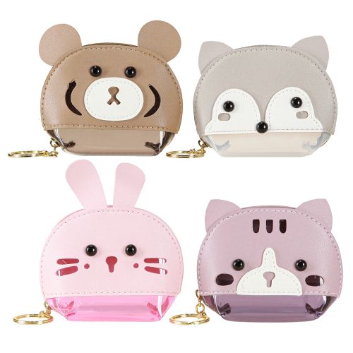 Floristik24 Schlüsselanhänger Portemonnaie Kinder Geldbeutel 11cm 4 St