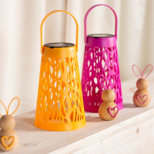 Solar Laterne Outdoor für gemütliche Sommerabende in Garten und Terrasse 26cm 2St | Floristik24.de