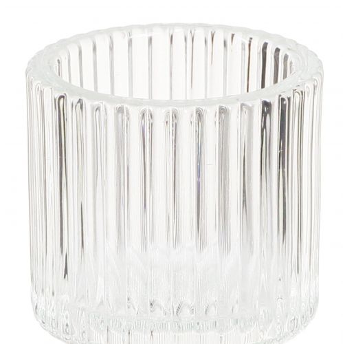 Artikel Stabkerzenhalter Glas Teelichthalter Ø5cm H8cm 4 St
