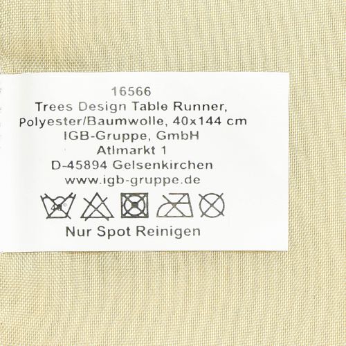 Artikel Tischläufer Weihnachten Tannenbäume Grün 140x41,5cm