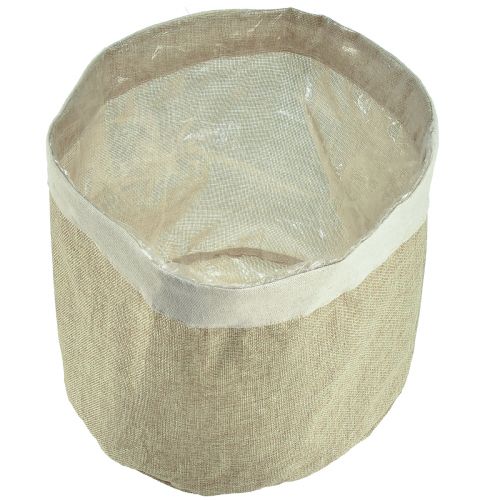 Artikel Übertopf Jute Stoffkörbchen Natur Utensilo Ø28cm H25cm 3St