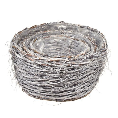 Artikel Rustikales Weidenkorb-Set – 3 Größen (40cm, 33cm, 26cm) – Ideal für Dekoration und Aufbewahrung im Landhausstil – Set aus 3 St