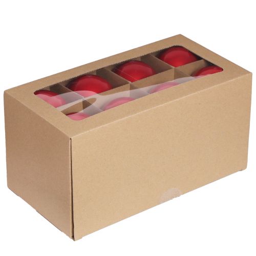 Artikel Weihnachtskugeln Rot Glanz Glas Baumkugeln Ø7,5cm 12 St