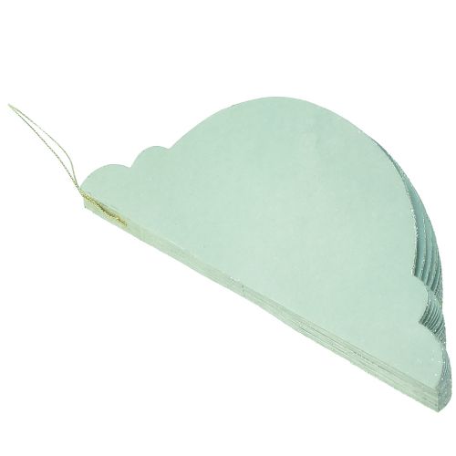 Artikel Weihnachtskugel Papier Türkis Zwiebel FSC Ø15cm H20cm