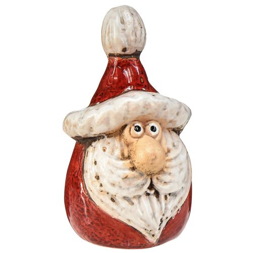 Artikel Niedliche Keramik Weihnachtsmann Figur, Rot-Weiß, 10cm – Perfekte Weihnachtsdeko – 4 St